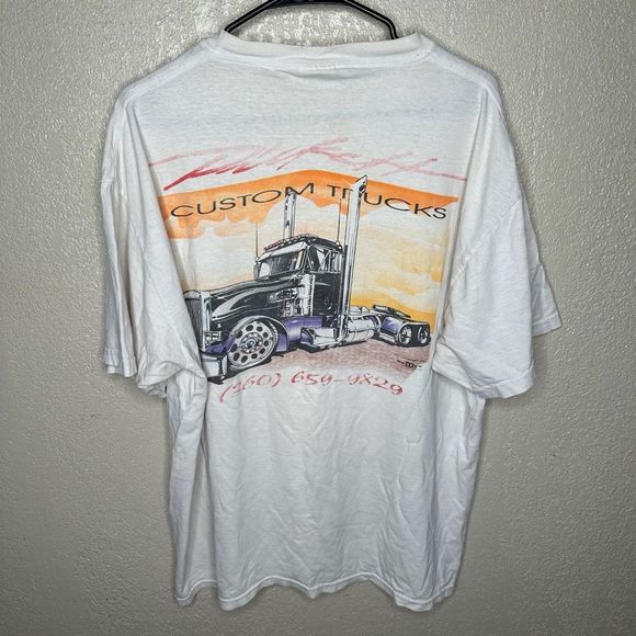 Vintage Semi Truck T Shirt XL - Picture 2 of 6